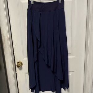 HALARA Asymmetrical Navy Skirt new with tags! Size medium